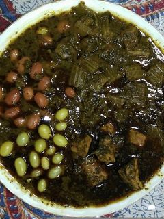 عکسی از دستور خورش کرفس