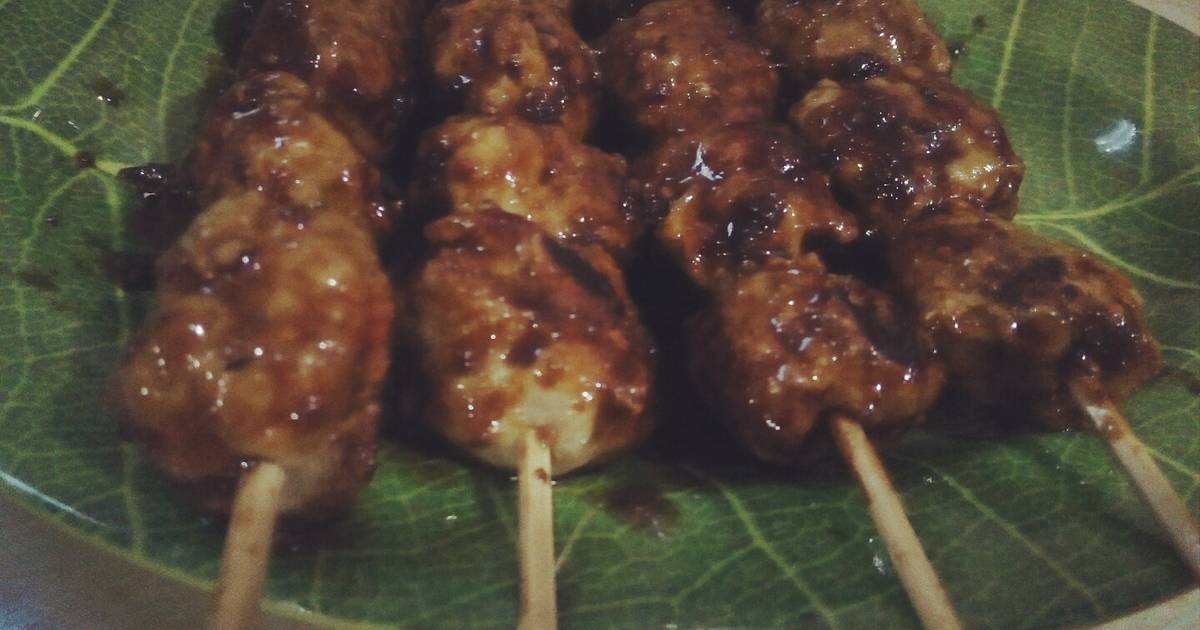 Resep Pentol Bakar Pedas Pentol Tempe Oleh Sinta Cookpad