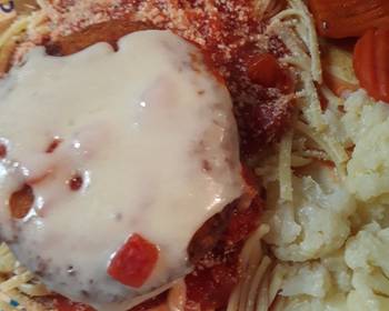 The New Way Making Recipe Swiss on Chicken atop Linguine Delicious