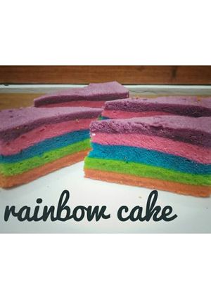 Foto resep Rainbow cake
