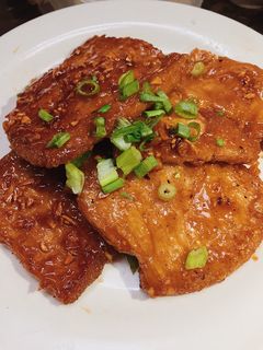 Hình của món Sườn non chay khìa.