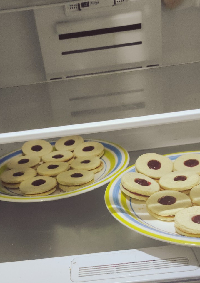Una foto de Galletas con mermelada