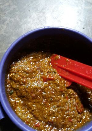 Foto resep Sambal tombur2 dengan bawang dan kemiri bakar