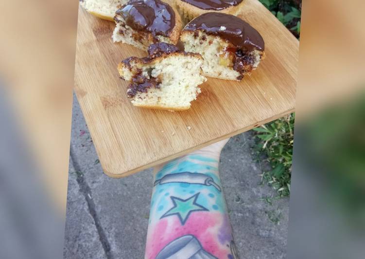 Cupcakes de Banana Split