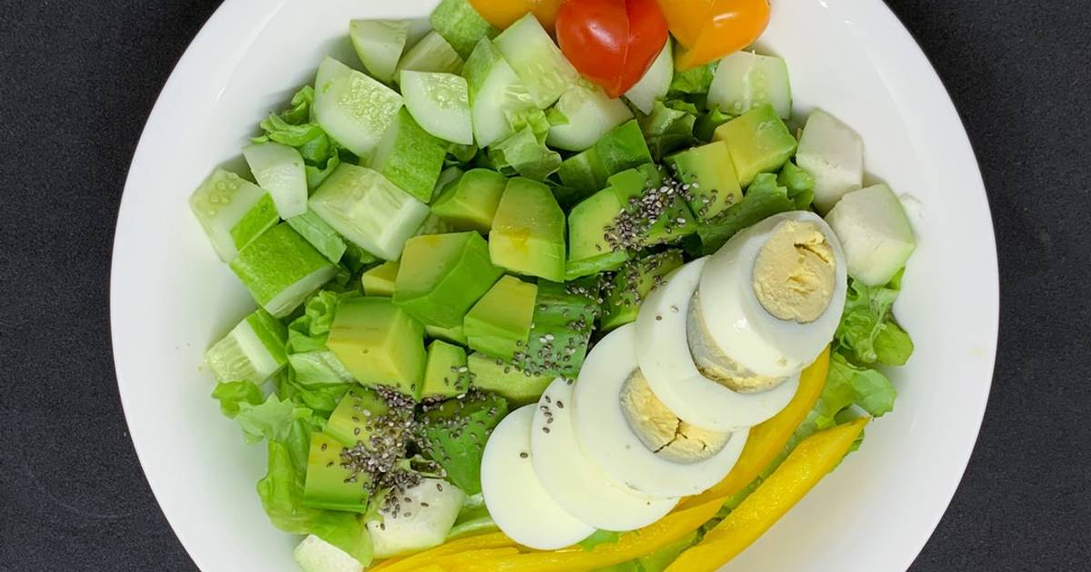 Các loại rau nào tốt cho việc giảm cân khi kết hợp với trứng trong salad?
