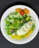 Salad trứng bốn mùa: giảm cân + eat clean