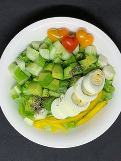 Hình của món Salad trứng bốn mùa: giảm cân + eat clean.