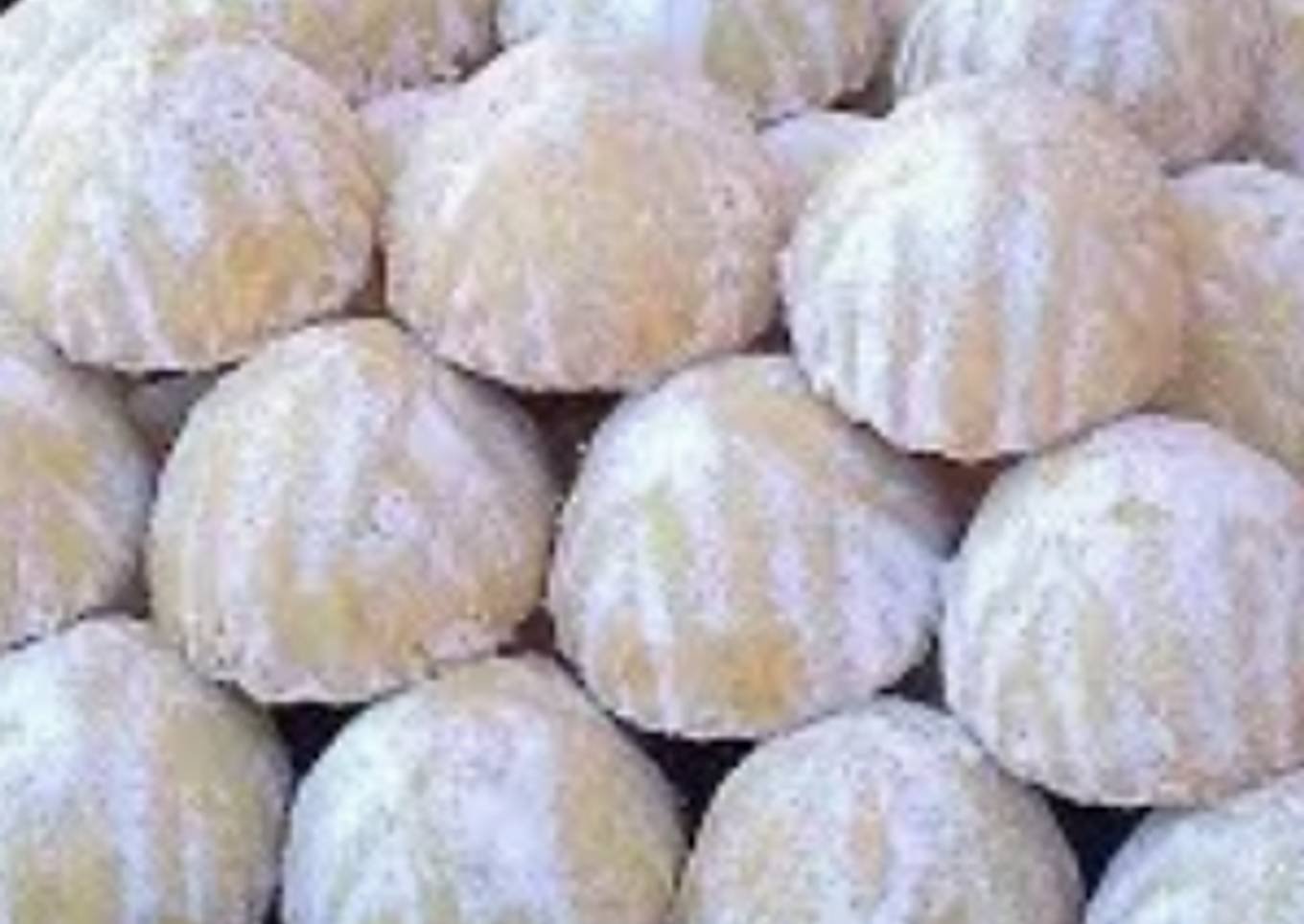 Galletas de queso y vainilla /comida de Marruecos
