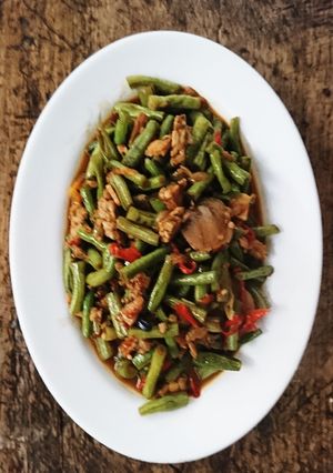 Foto resep Oseng2 kacang panjang dan tempe