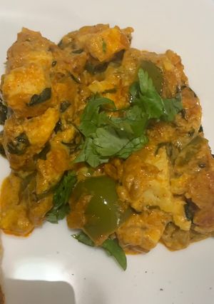 A picture of Methi Paneer Masala.