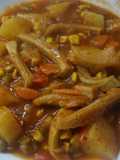 Guiso de mondongo y verduras light y fácil!