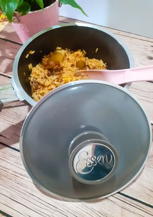 Una foto de Guisito de arroz