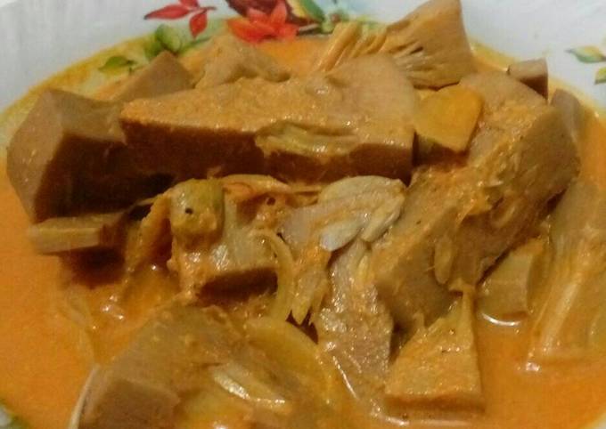 Bagaimana Membuat Gulai Nangka/Cubadak Padang Males Repot yang Bikin Ngiler