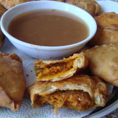 A picture of Mini Onion Samosa.