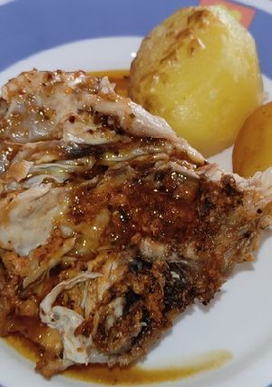 Una foto de Pollo asado en Olla GM G