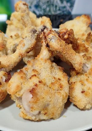 Una foto de Alitas de pollo en air fryer