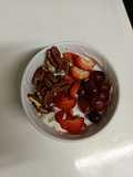 Avena con yogur y fresas