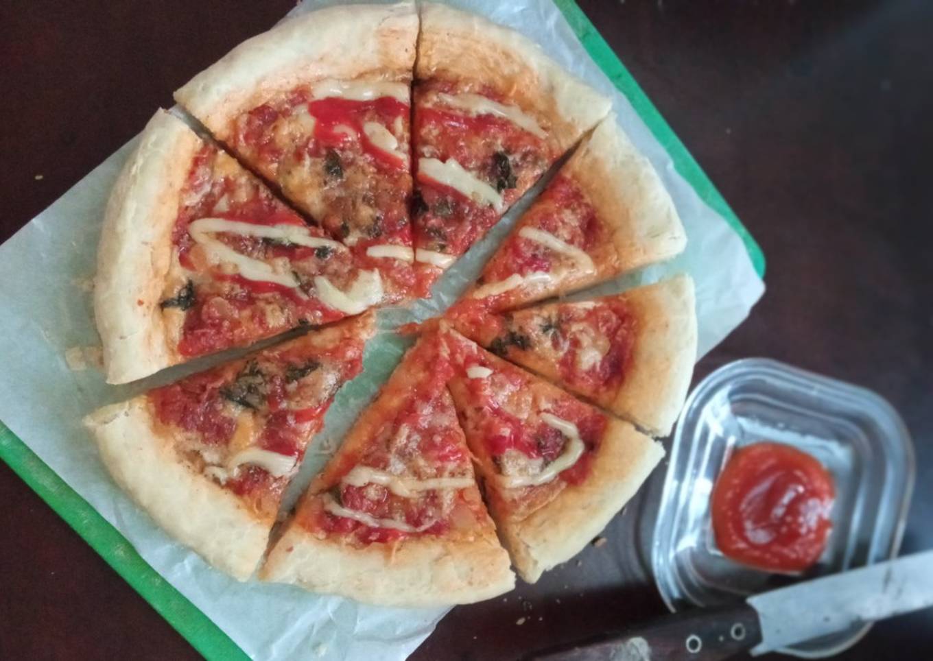 Pizza cheese beef
