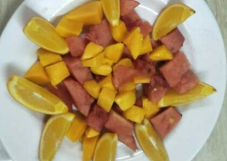 Recipe of Super Quick Homemade Fruit platter Cooking Basics for Beginners