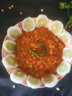 लौकी चना दाल सब्जी (locki chana dal sabji) रेसिपी मुख्य फोटो