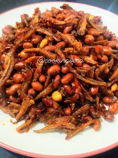Foto resep Kering Teri Kacang Balado