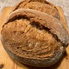 Pane semintegrale con lievito madre-レシピのメイン写真
