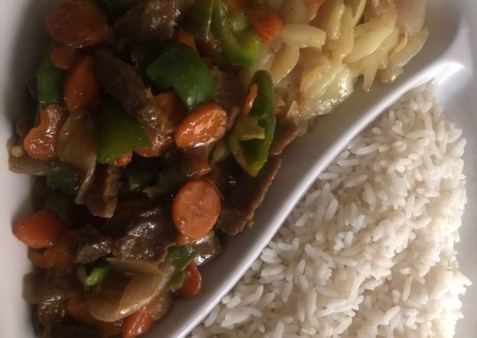 Chinese beef and cabbage sauce