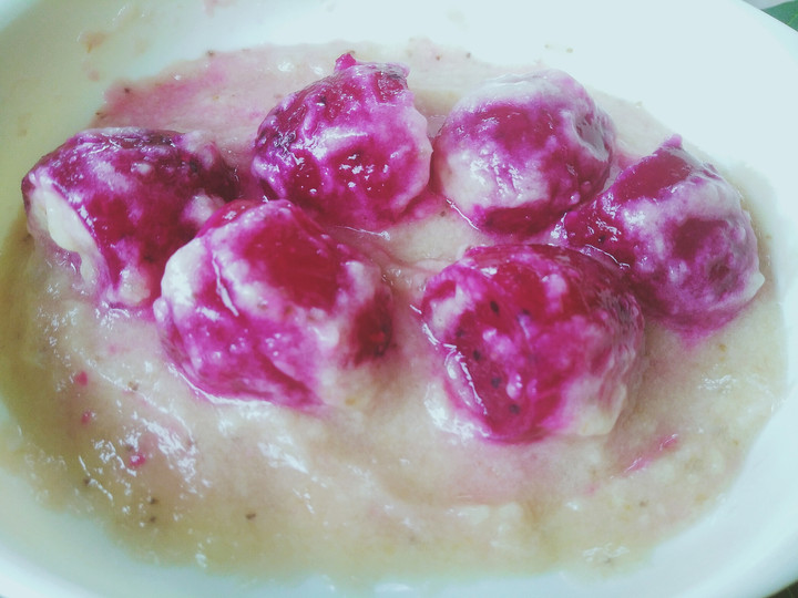 Cara Bikin Puding Dragon Ball feat Banana Vla (Mpasi 7m+) Sederhana Dan Enak
