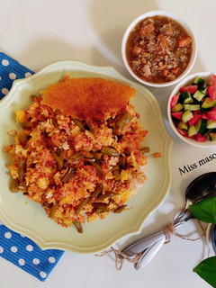 عکسی از دستور لوبیا پلو