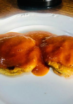 Una foto de Tortitas de pollo y papa