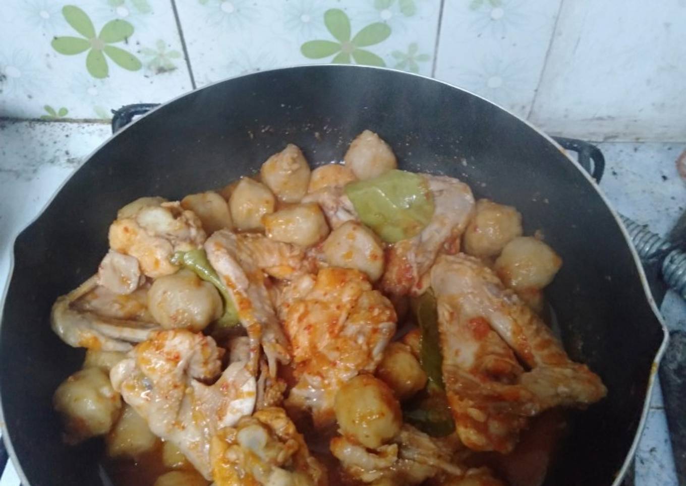 Ayam Bakso Rica Mercon