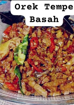 Foto resep Orek tempe basah / nyemek enak dan mudah