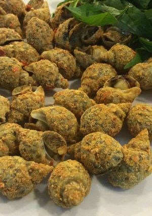 Hình của món Ốc Hương Rang Muối Ớt (Đông Tuyết).