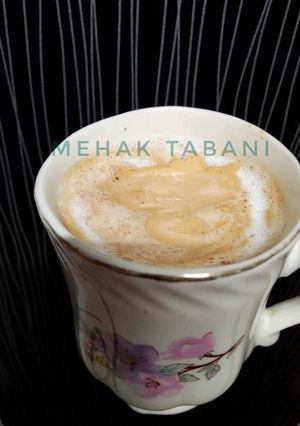 A picture of Creamy Frothy Coffee.