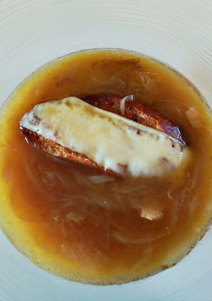 Una foto de Sopa de cebolla