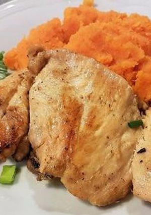 Una foto de Pollo al horno