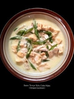 Foto resep Sayur Tempe Tahu Cabe Hijau (Jangan Lombok)