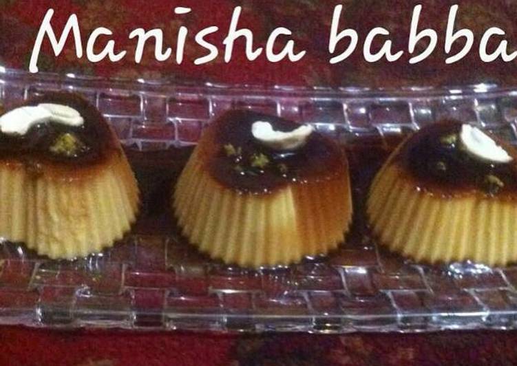 Caramel custard pudding Caramel custard pudding