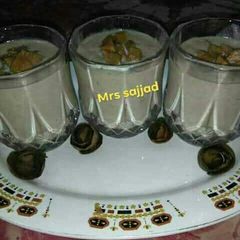 A picture of Chikoo Bnana Date Smoothie #GarmionKMashroobat#3WeeksChallenge.