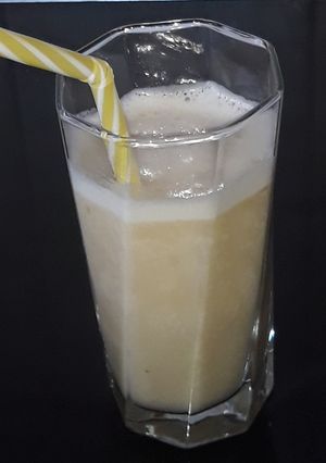 Φωτογραφία της συνταγής Smoothie ανανά ♡ μπανάνα