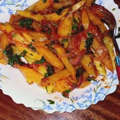 A picture of Chips masala.