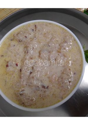 A picture of Sweet potato kheer.