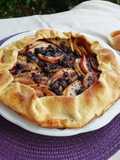 Galette di mele, uva passa e cioccolato