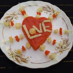 A picture of Rava Dhokla (Mother's love).