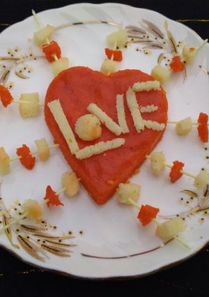 A picture of Rava Dhokla (Mother's love).