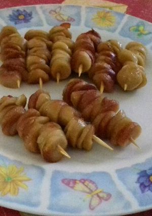 Foto resep Sate Sosis Lezat