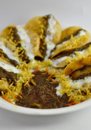 A picture of Pan fried papdi.