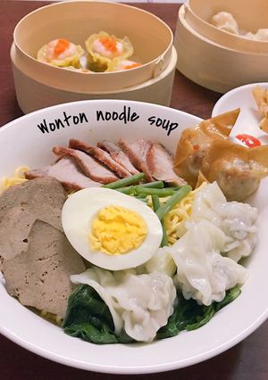 Hình của món Mỳ vằn thắn.