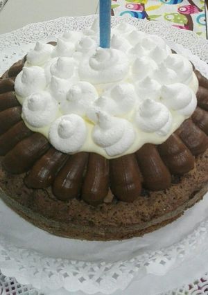 Una foto de Marquise de chocolate