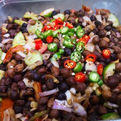 A picture of Kalay chany ki chaat.